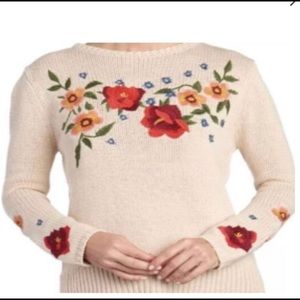 Nordstrom cliche embroider sweater